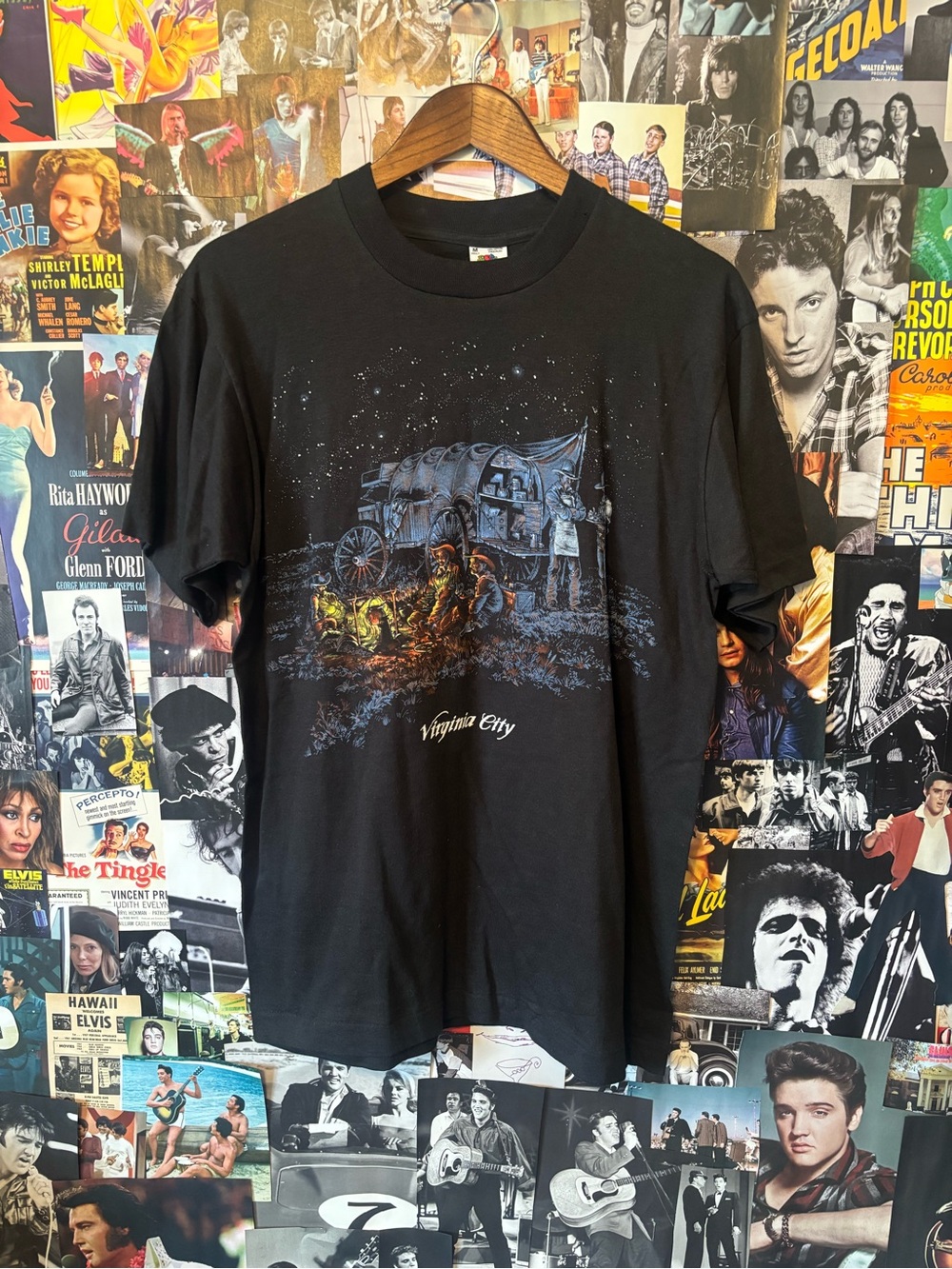 Fruit of the Loom Black Virginia City Graphic Tee
